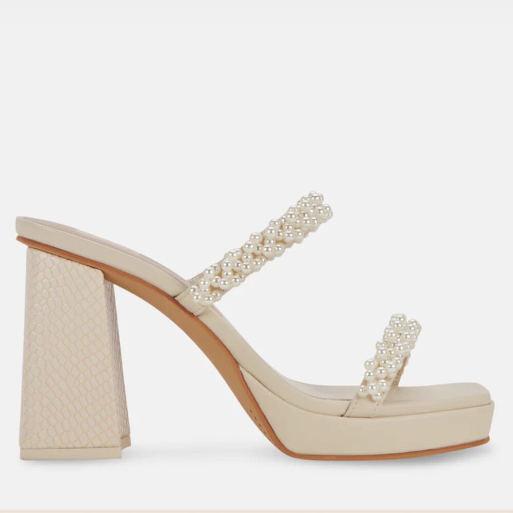 Dolce Vita- ARIELE HEELS VANILLA PEARLS